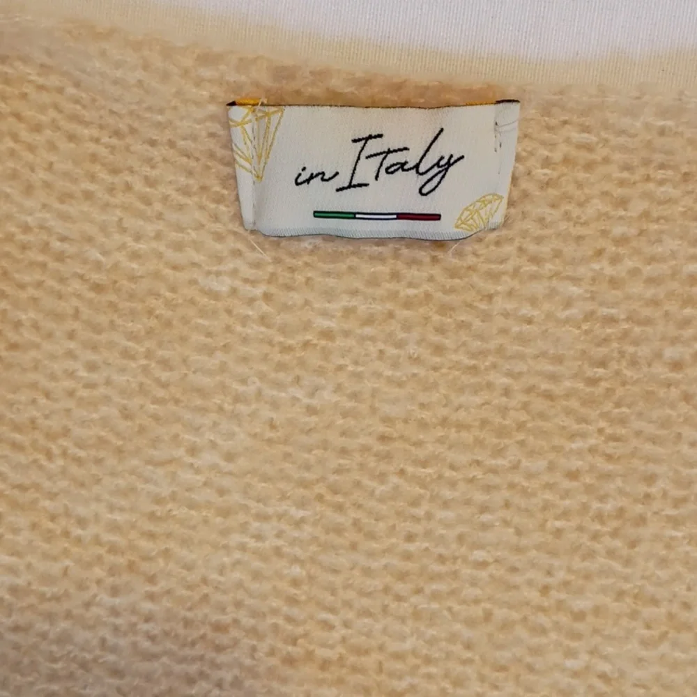 Cherry Embellished Cropped Wool Sweater Vest Cottagecore - Picture 2 of 4